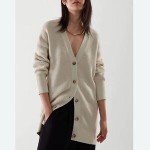 COS Longline Knit Cardigan